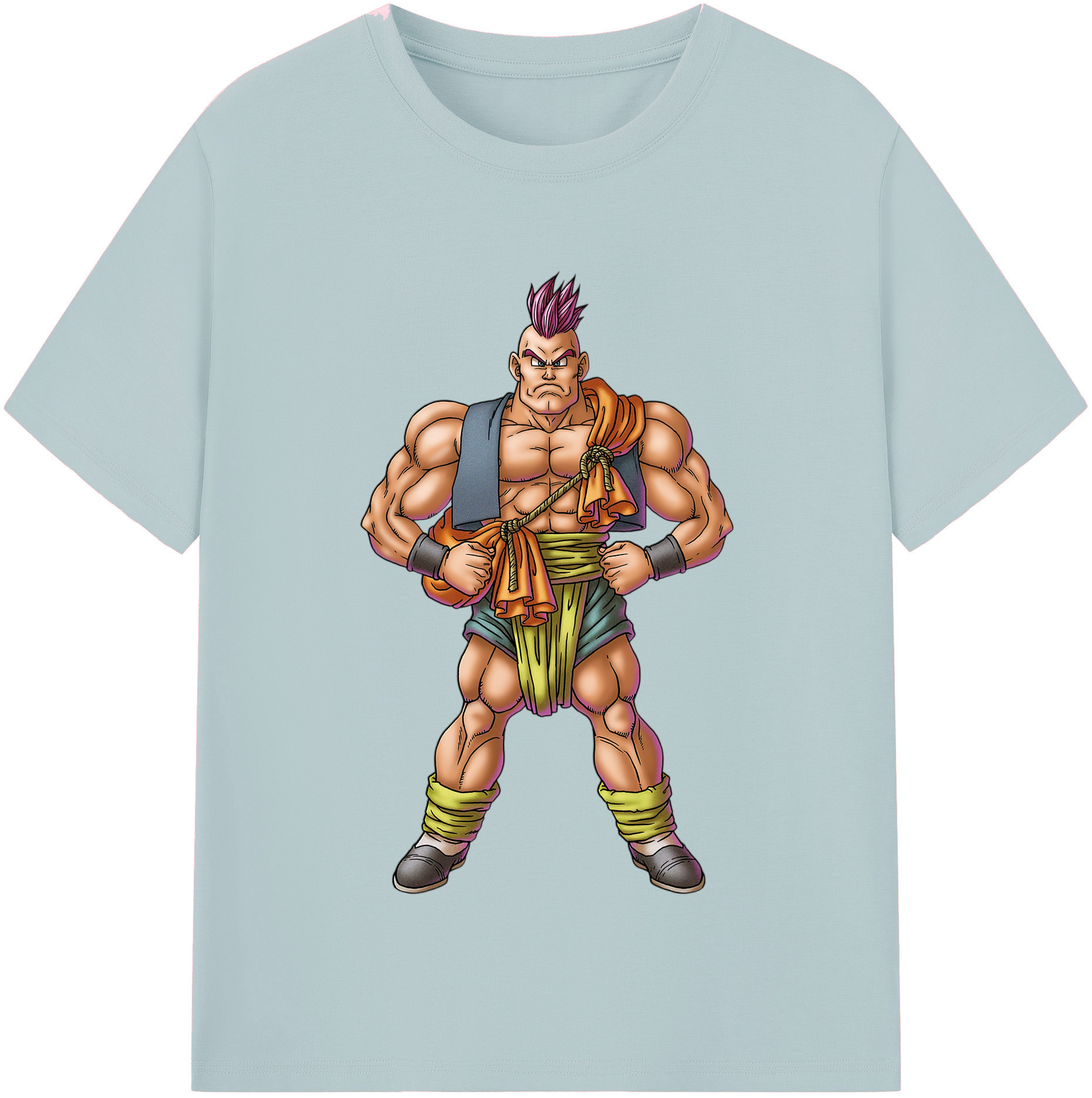 （画像用） ドラゴンクエスト Doragon Kuesuto Dragon Quest 綿100％半袖Tシャツ（フロントプリント）
